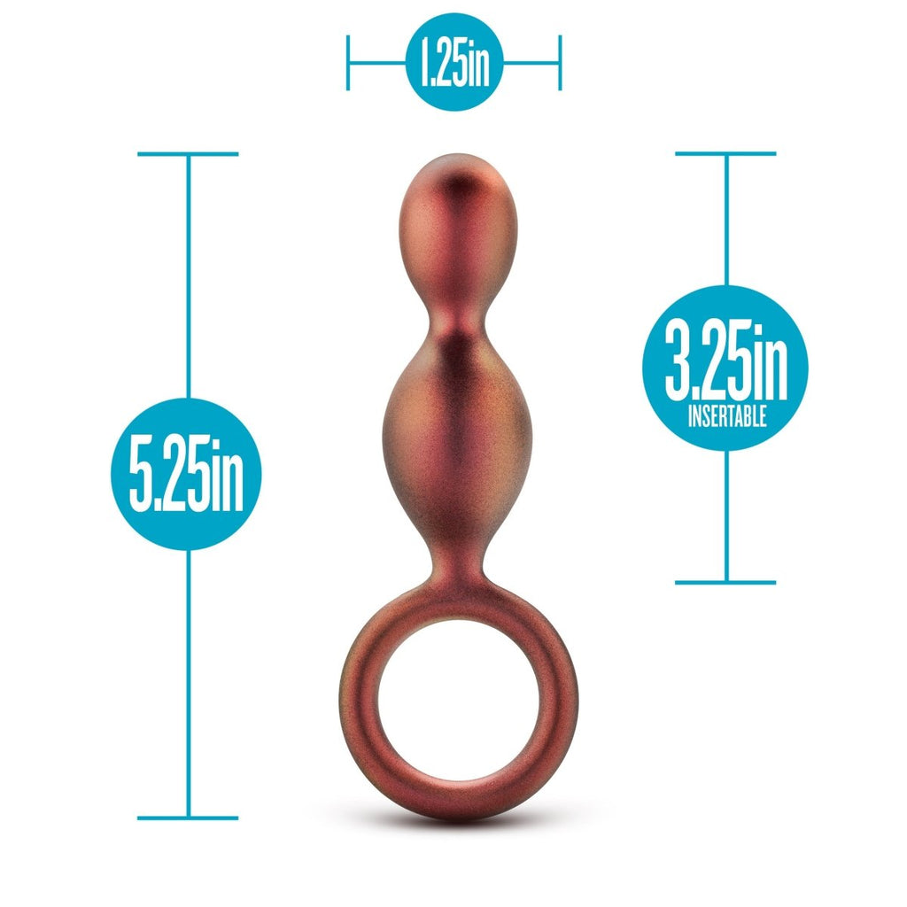 Anal Adventures Matrix - Duo Loop Plug - Copper - TruLuv Novelties