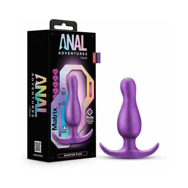 Anal Adventures Matrix Quantum Plug Galactic Purple - TruLuv Novelties