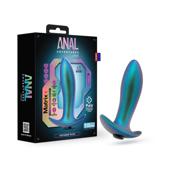 Anal Adventures Matrix Voyager Plug Neptune Teal - TruLuv Novelties