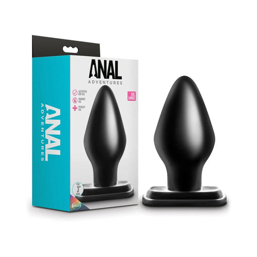 Anal Adventures XX - Large Plug Black - TruLuv Novelties