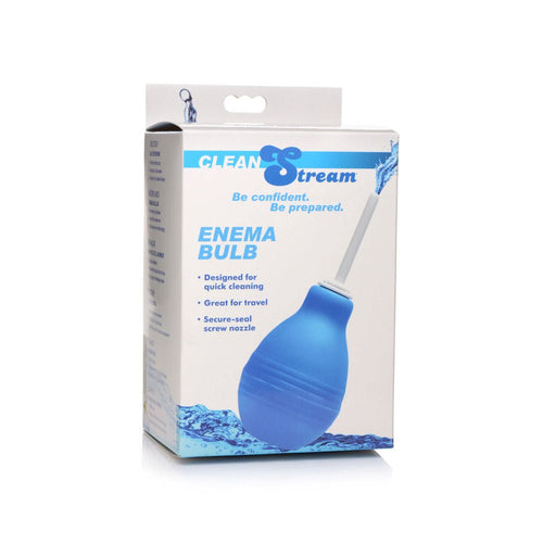 Anal Clean Enema Bulb - Blue - TruLuv Novelties
