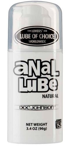 Anal Lube - Natural Lubricant - 3.4 Oz. - TruLuv Novelties