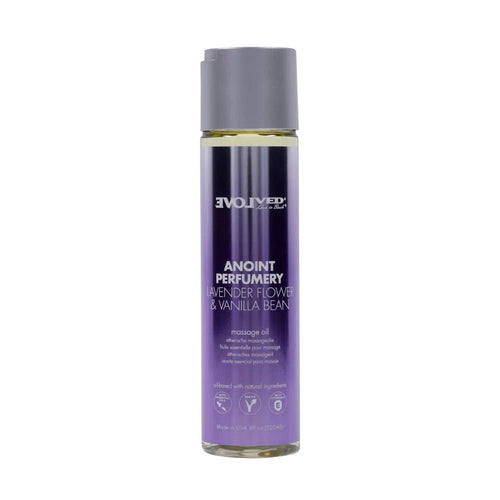 Anoint Parumery - Lavender Flower and Vanilla Bean Massage Oil 4oz - TruLuv Novelties