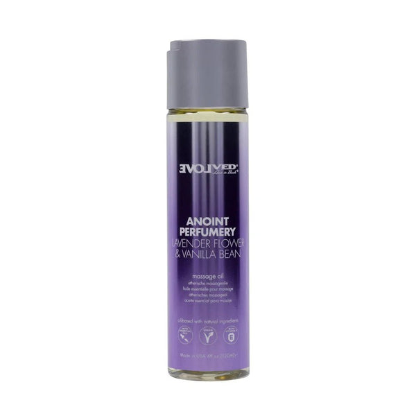 Anoint Parumery - Lavender Flower and Vanilla Bean Massage Oil 4oz - TruLuv Novelties