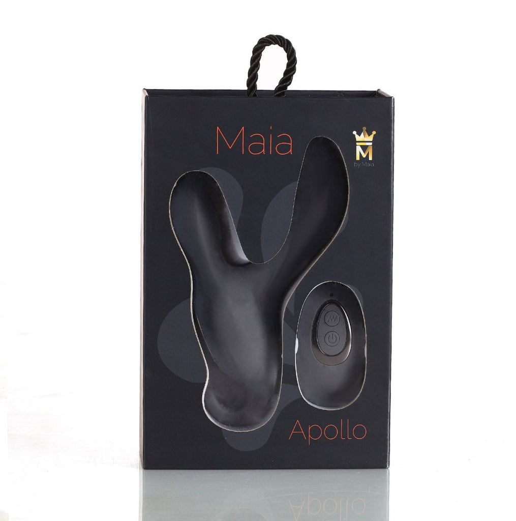 Apollo 15-Function Remote Control Prostate Massager - Grey - TruLuv Novelties