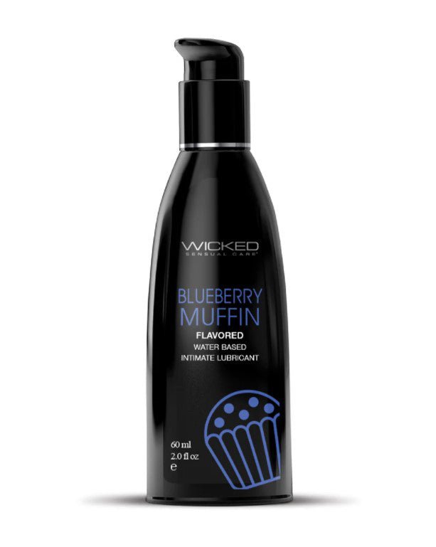 Aqua Blueberry Muffin Water Flavored Water- Based Lubricant - TruLuv Novelties