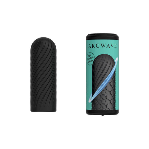 Arcwave Ghost Reversible Silicone Stroker Black - TruLuv Novelties