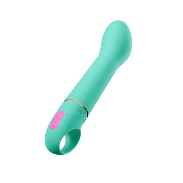 Aria - Flirty Af 2.0 - Rechargeable Vibe - Teal - TruLuv Novelties