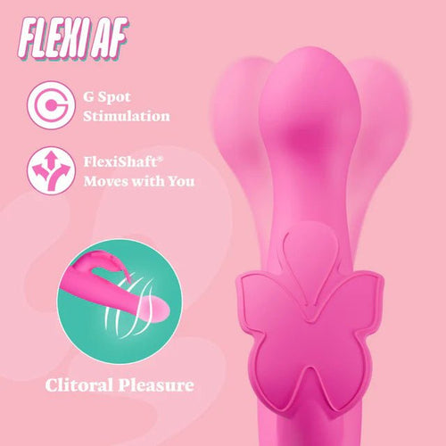 Aria - Naughty Af 2.0 - Rechargeable Vibe - Plum - TruLuv Novelties