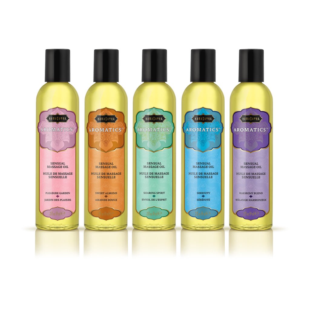 Aromatic Massage Oil Pre- Pack Display - 15 Pieces - TruLuv Novelties