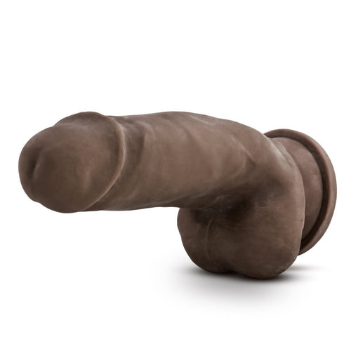 Au Naturel 7 Inch Sensa Feel Fat Boy - Chocolate - TruLuv Novelties