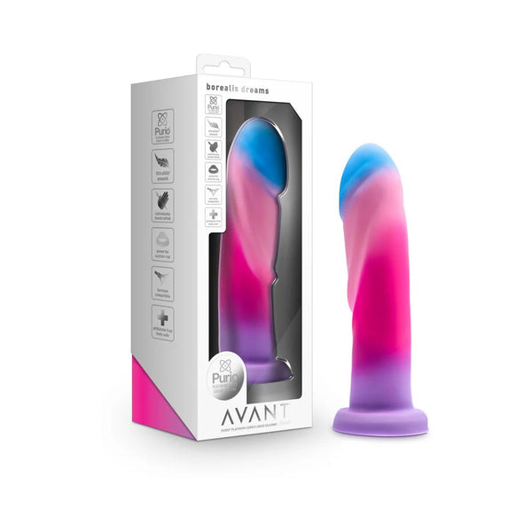 Avant Borealis Dreams 7.75 in. Dildo Cotton Candy - TruLuv Novelties