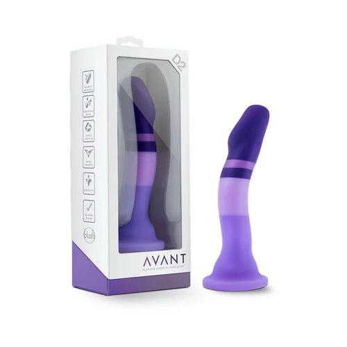 Avant D2 Purple Rain 7.5 in. Silicone Dildo - TruLuv Novelties