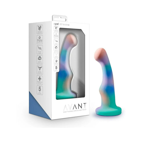 Avant Opal Dreams 6 in. Silicone Dildo Aqua - TruLuv Novelties
