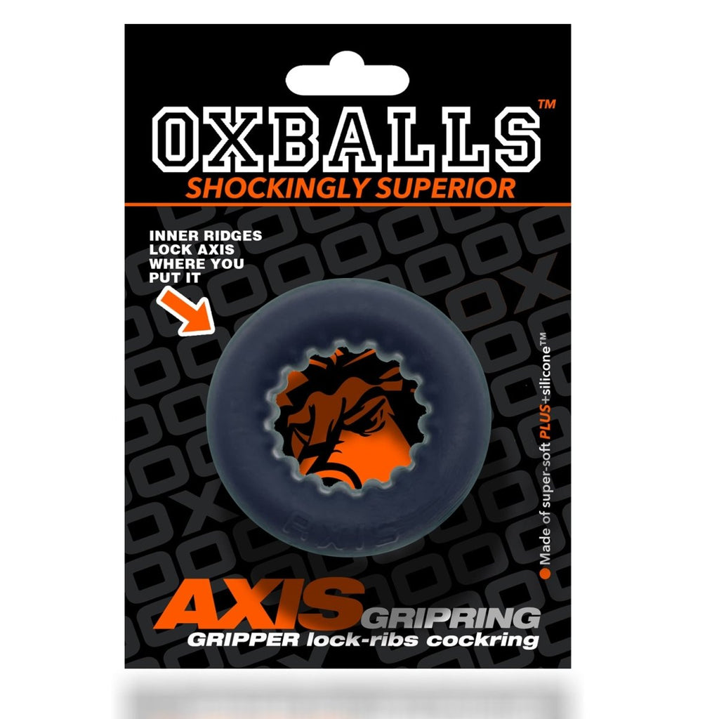 Axis - Rib Griphold Cockring - Ice - TruLuv Novelties
