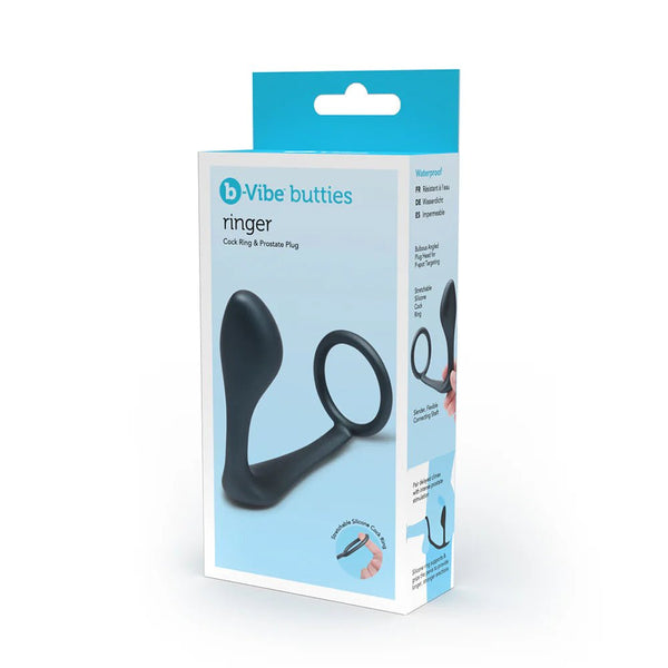 b - Vibe Butties Ringer C - Ring & Prostate Plug - TruLuv Novelties