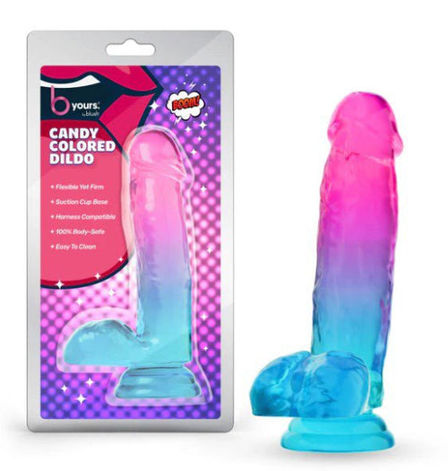 B Yours Candy Colored Dildo - TruLuv Novelties