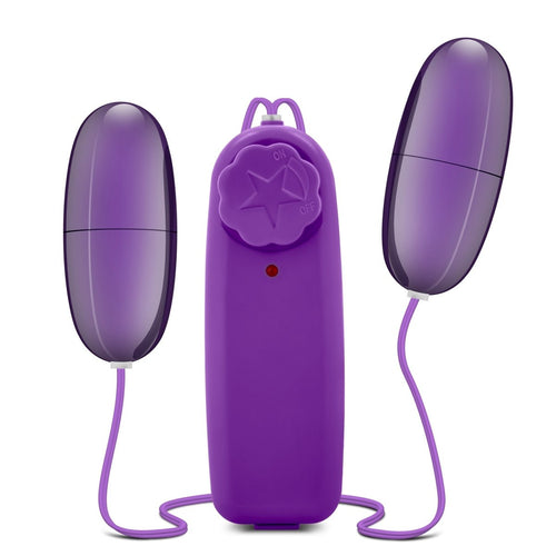 B Yours Double Pop Eggs - Plum - TruLuv Novelties