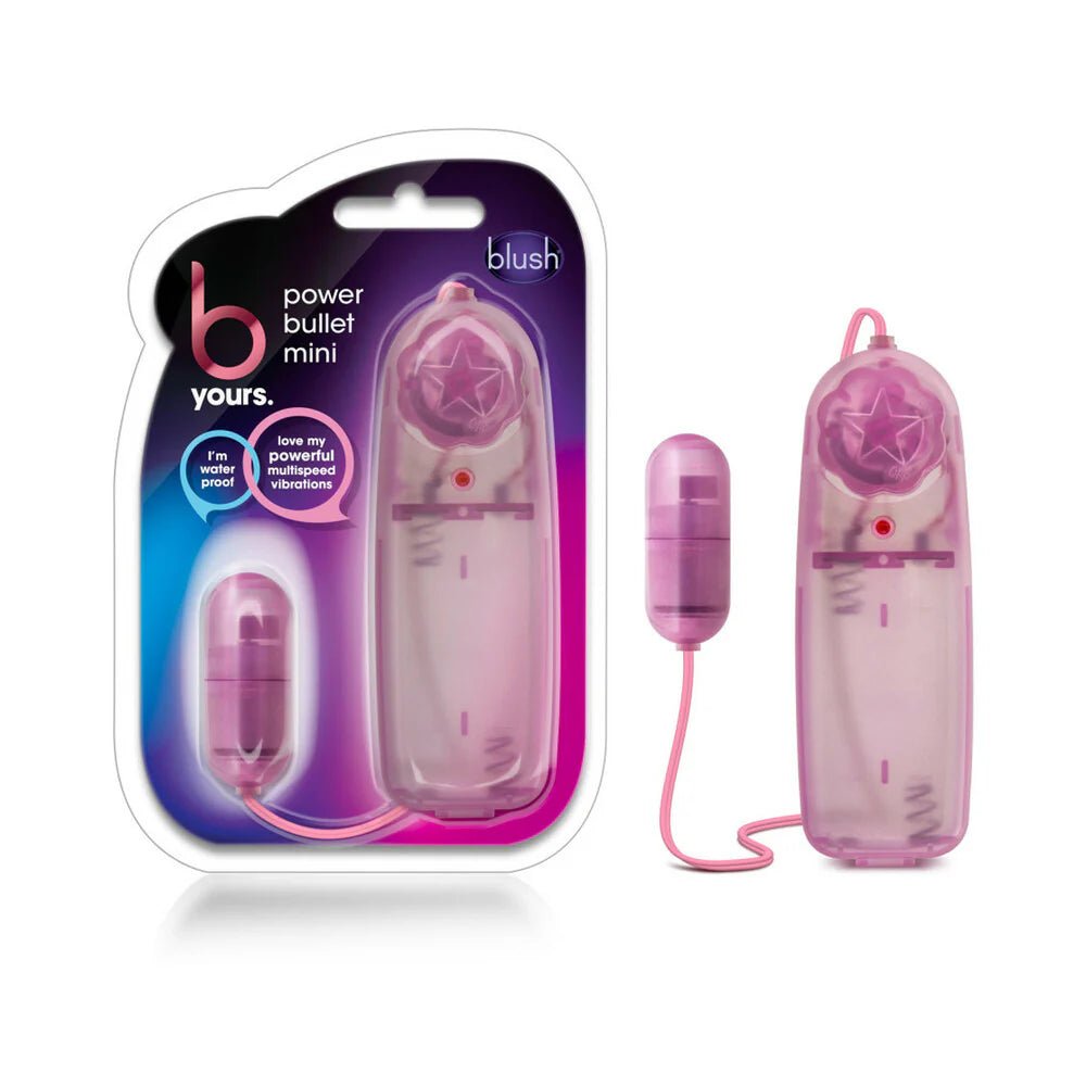 B Yours Power Bullet Mini Remote - Controlled Egg Vibrator Pink - TruLuv Novelties