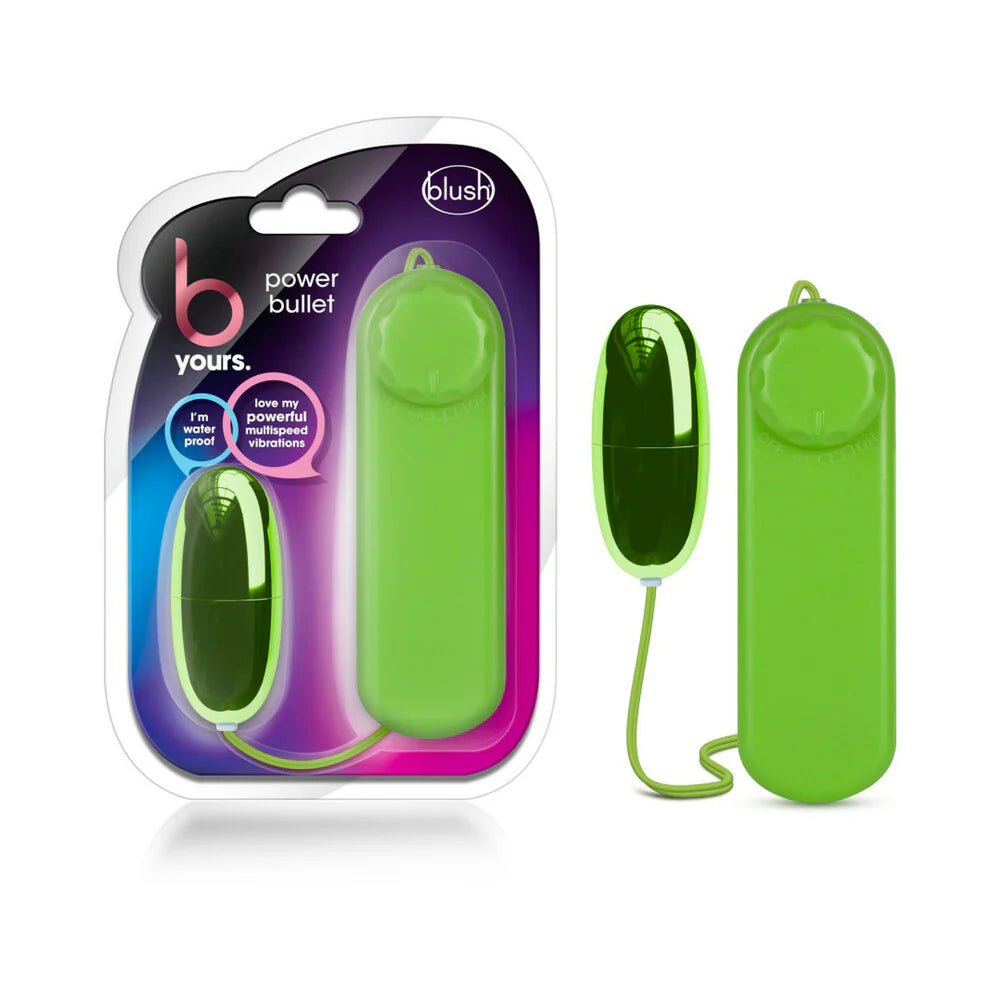 B Yours Power Bullet Remote - Controlled Egg Vibrator Lime - TruLuv Novelties
