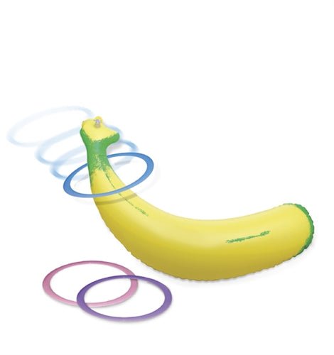 Bachelorette Party Favors Inflatable Banana Ring Toss - TruLuv Novelties