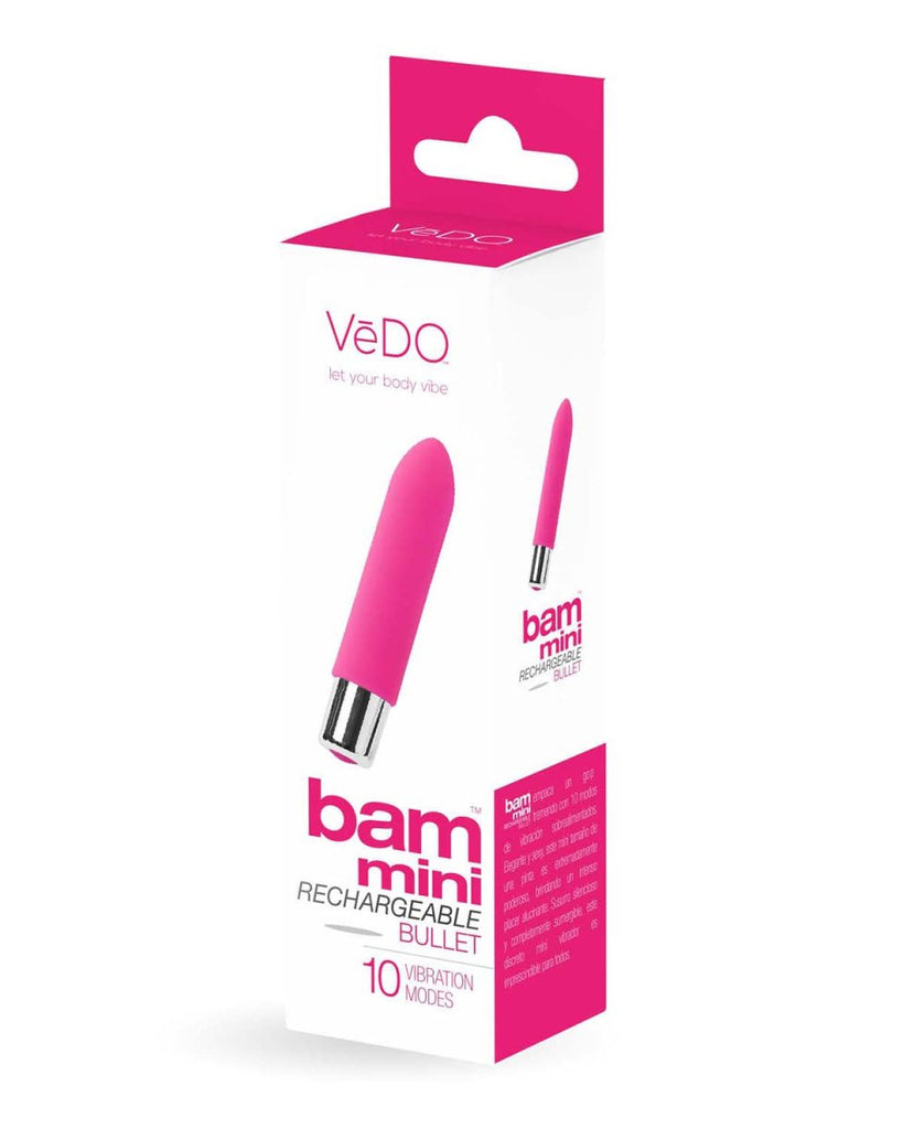 Bam Mini Rechargeable Bullet Vibe - Foxy Pink - TruLuv Novelties