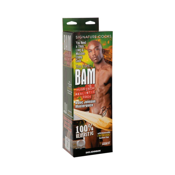 Bam R5 - Realistic Cock 13in - TruLuv Novelties