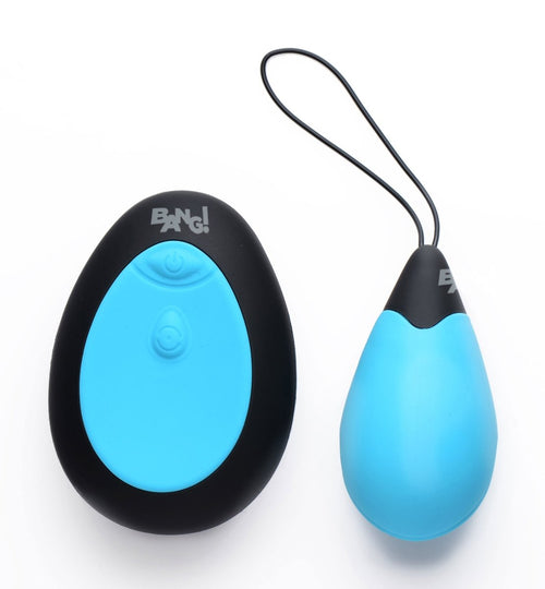 Bang - 10x Silicone Vibrating Egg - Blue - TruLuv Novelties