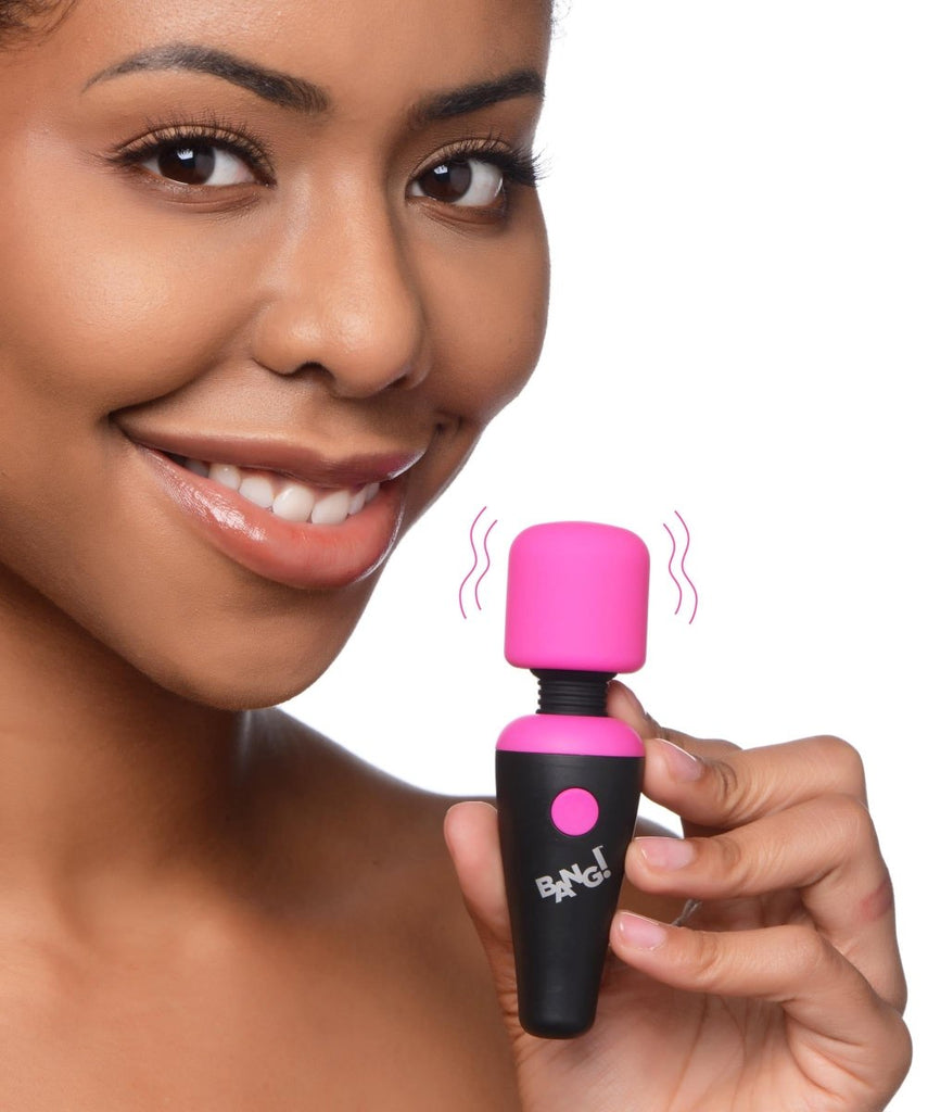Bang - 10x Vibrating Mini Silicone Wand - TruLuv Novelties