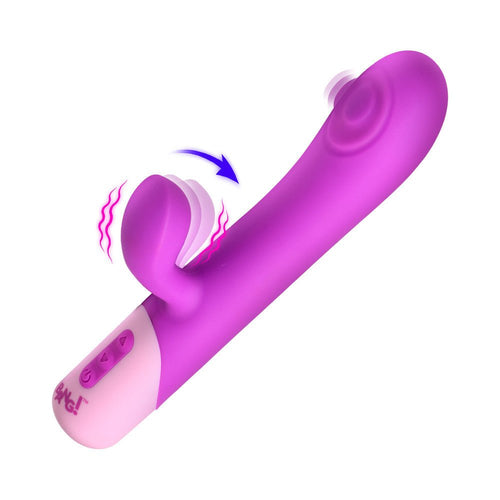 BANG! Clit Tapping Pulsing Rabbit Purple - TruLuv Novelties