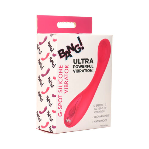 BANG! G - Spot Silicone Vibrator Pink - TruLuv Novelties