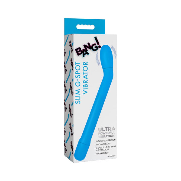 BANG! Slim G-Spot Vibrator Blue - TruLuv Novelties