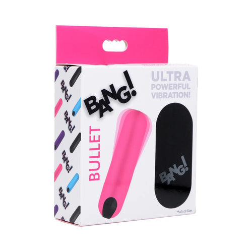 BANG! Vibrating Bullet with Remote Control Pink - TruLuv Novelties