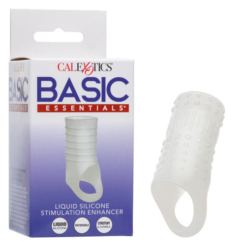 Basic Essentials Liquid Silicone Stimulation Enhancer - Clear - TruLuv Novelties