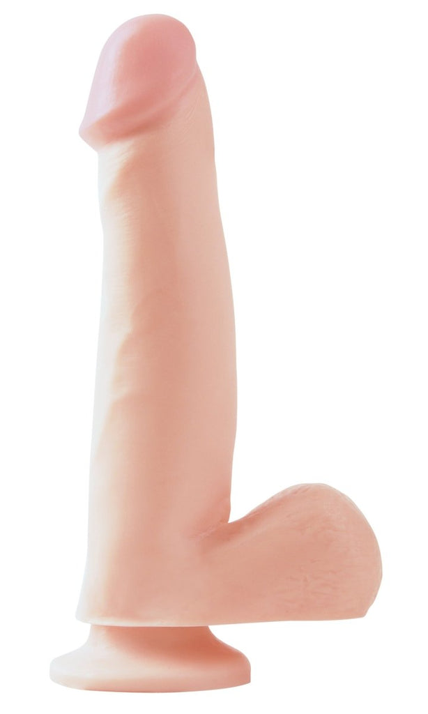 Basix Rubber Works 7.5 Inch Dong With Suction Cup - TruLuv Novelties