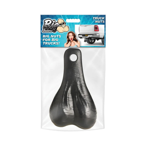 Big Ballers Small Truck Nuts Black - TruLuv Novelties