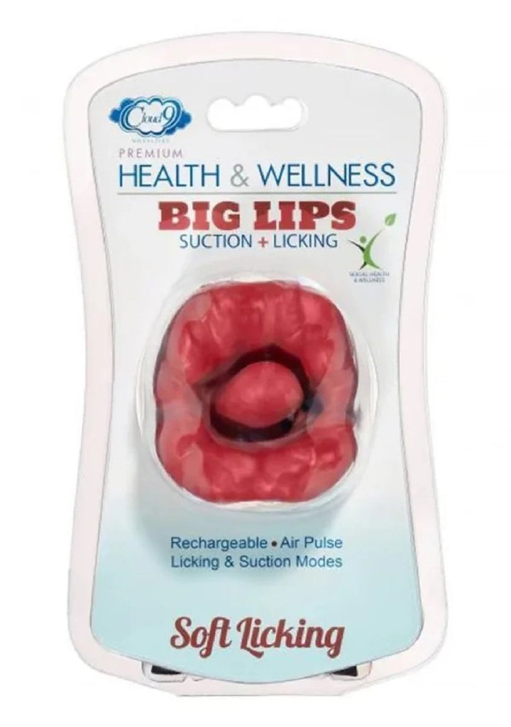 Big Lips Suction and Licking - Red - TruLuv Novelties