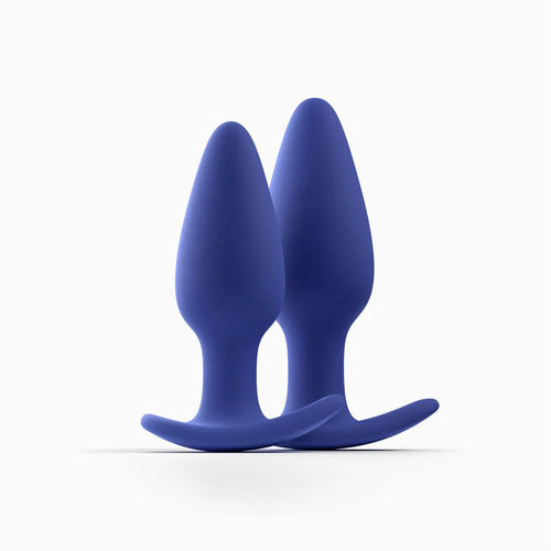 Biird Regii 2 - Piece Anal Plug Set Blue - TruLuv Novelties