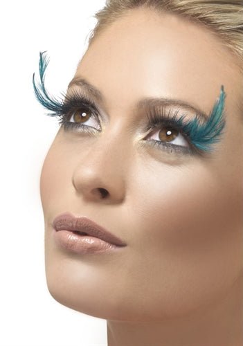 Black Teal Eyelashes - TruLuv Novelties