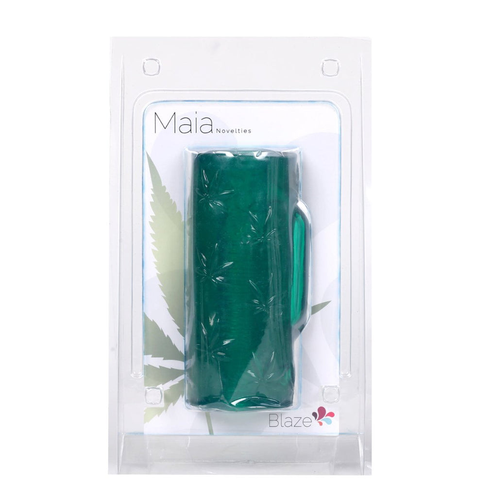 Blaze Vibrating Male Masturbator 420 Series - Green - TruLuv Novelties