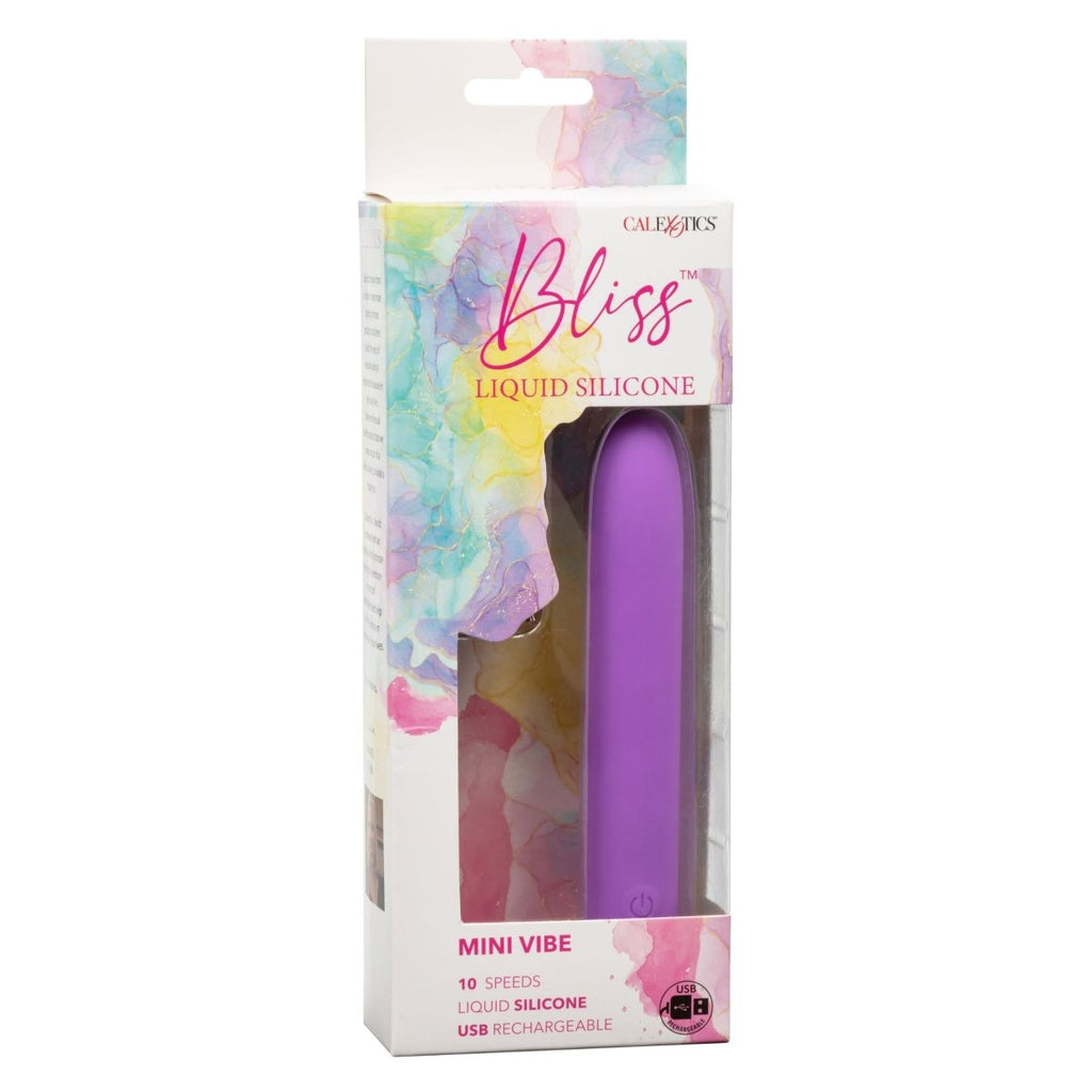 Bliss Liquid Silicone Mini G Vibe - Purple - TruLuv Novelties