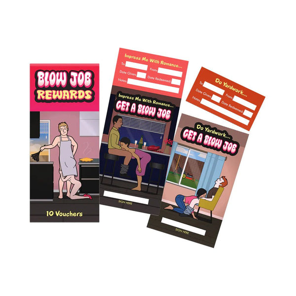 Blow Job Rewards Vouchers 10pk - TruLuv Novelties