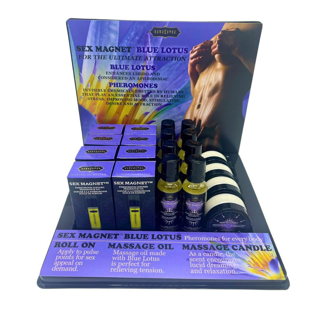 Blue Lotus Sex Magnet Pheromone Prepack Display - TruLuv Novelties