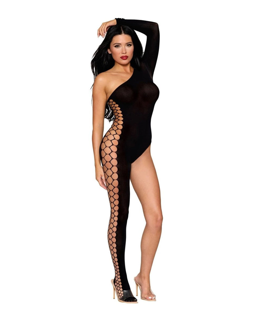 Bodystocking Dmnd - One Size - Black - TruLuv Novelties