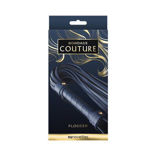 Bondage Couture Flogger Blue - TruLuv Novelties