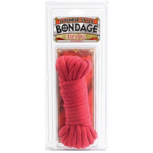 Bondage Rope - Cotton - Japanese Style - Red - TruLuv Novelties