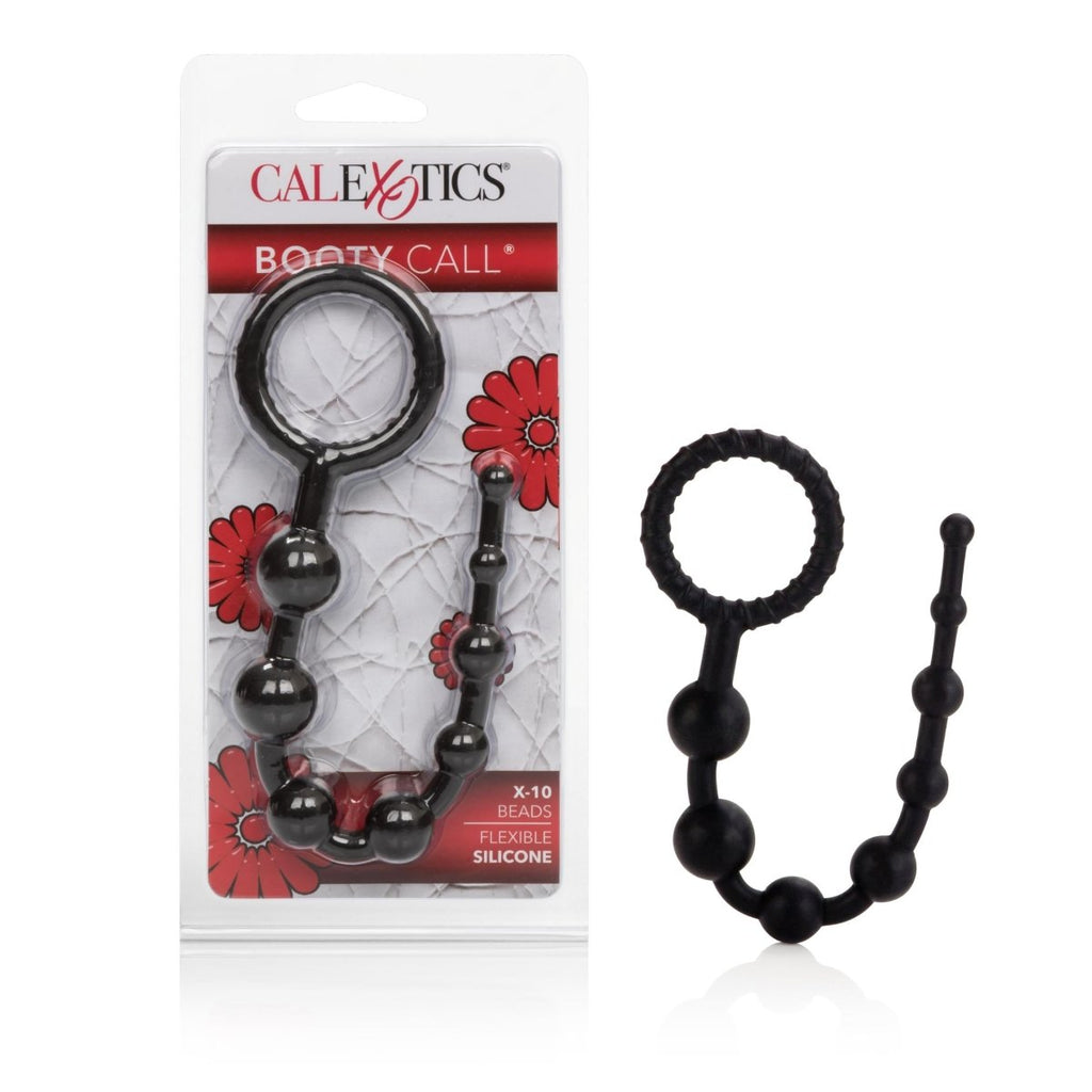 Booty Call X-10 Beads - Black - TruLuv Novelties