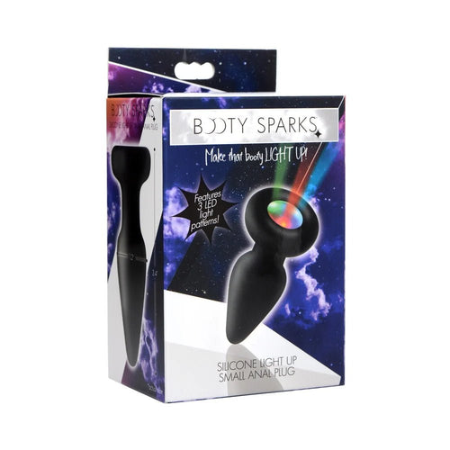 Booty Sparks Silicone Light - Up Anal Plug Small - TruLuv Novelties