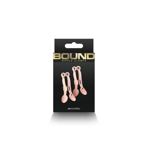 Bound Nipple Clamps C1 Rose Gold - TruLuv Novelties