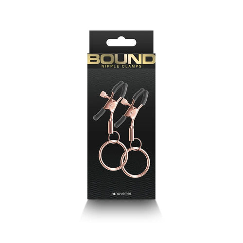 Bound Nipple Clamps C2 Rose Gold - TruLuv Novelties